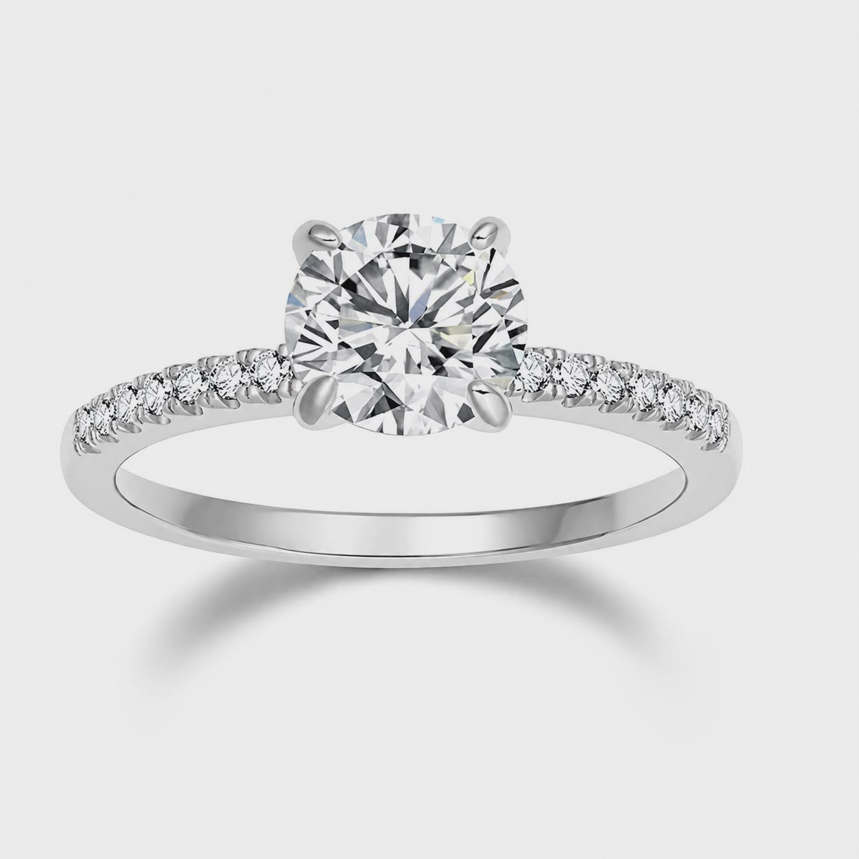 Bague ICON Solitaire Pavé