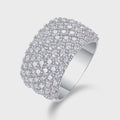 Bague Couronne pavée