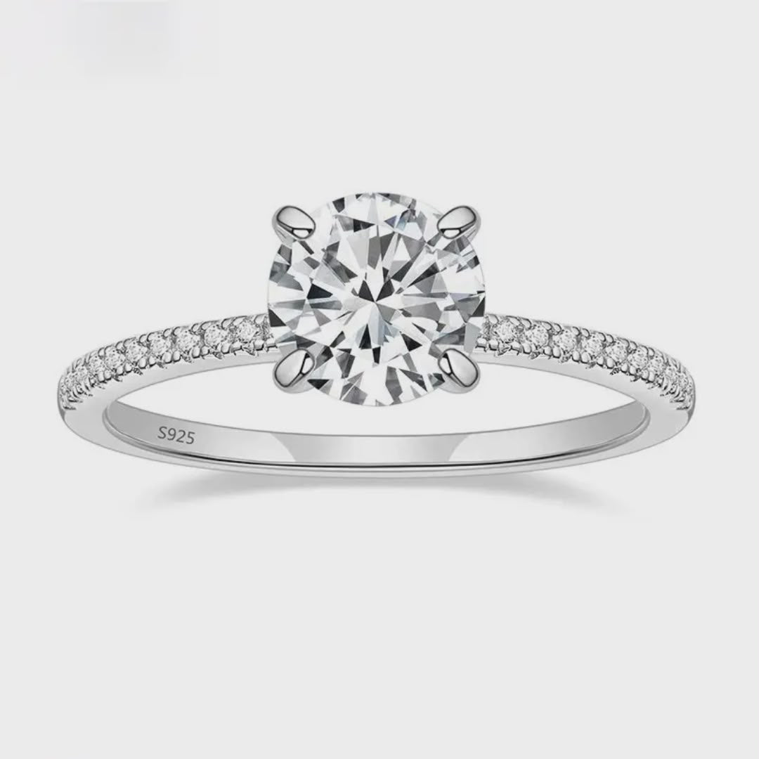 Bague ICON Solitaire Pavé